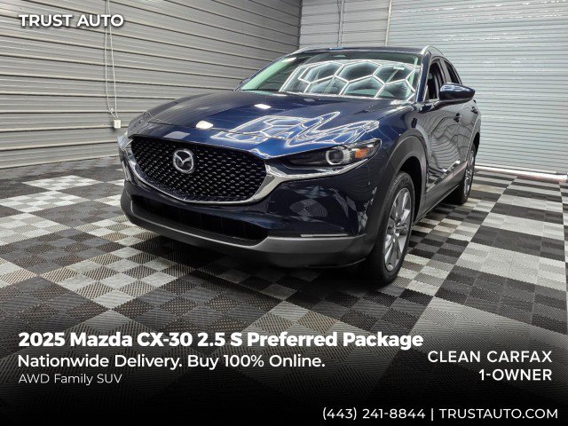 Used 2025 MAZDA CX-30 AWD 2.5 S w/ Preferred Package image 1