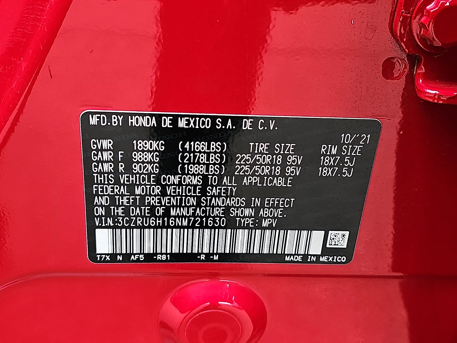 Used 2022 Honda HR-V Sport image 25