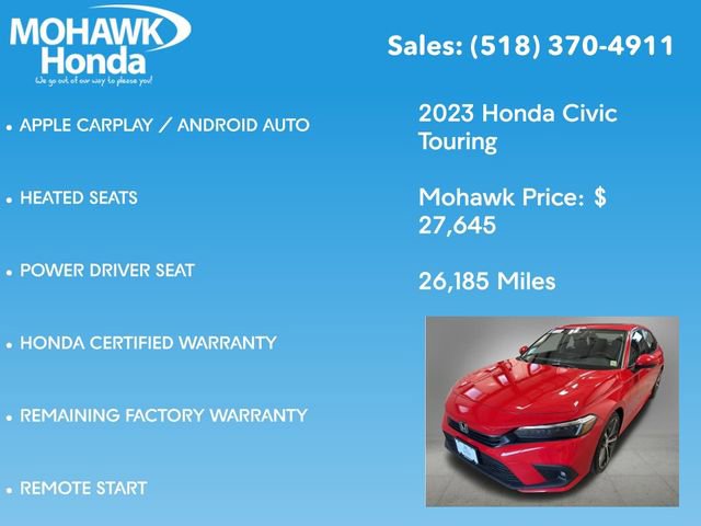 Certified 2023 Honda Civic Touring image 16