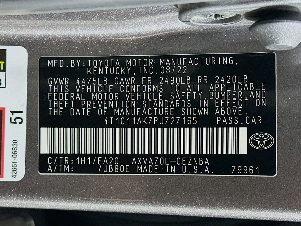 Certified 2023 Toyota Camry LE image 30