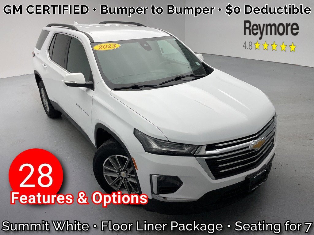 Certified 2023 Chevrolet Traverse LT w/ LPO, Floor Liner Package