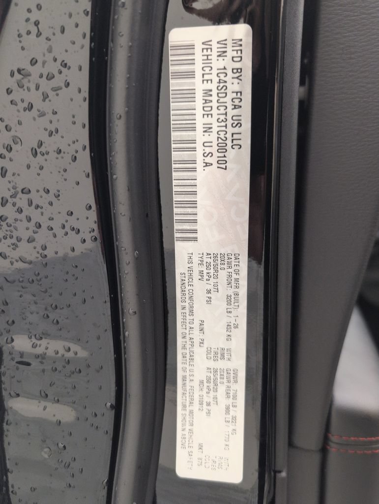 Used 2026 Dodge Durango GT w/ Blacktop Package AWD/4WD image 40
