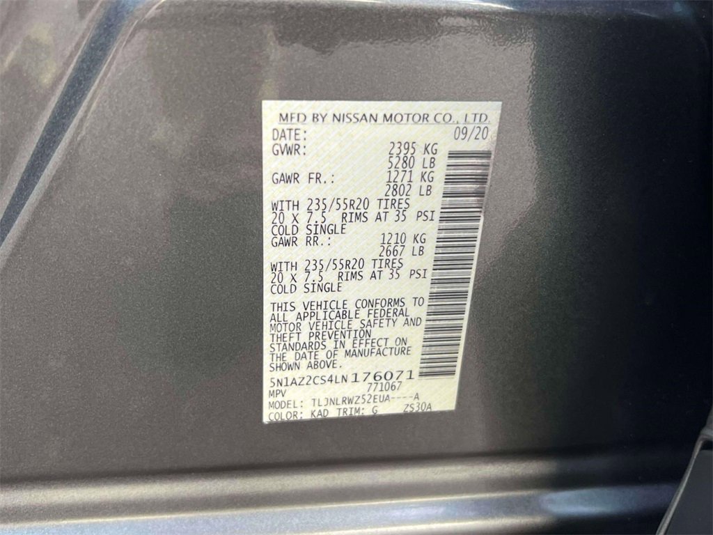 Used 2020 Nissan Murano SL image 19