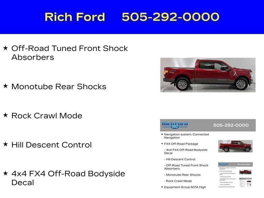 Certified 2025 Ford F150 King Ranch w/ FX4 Off-Road Package AWD/4WD image 22