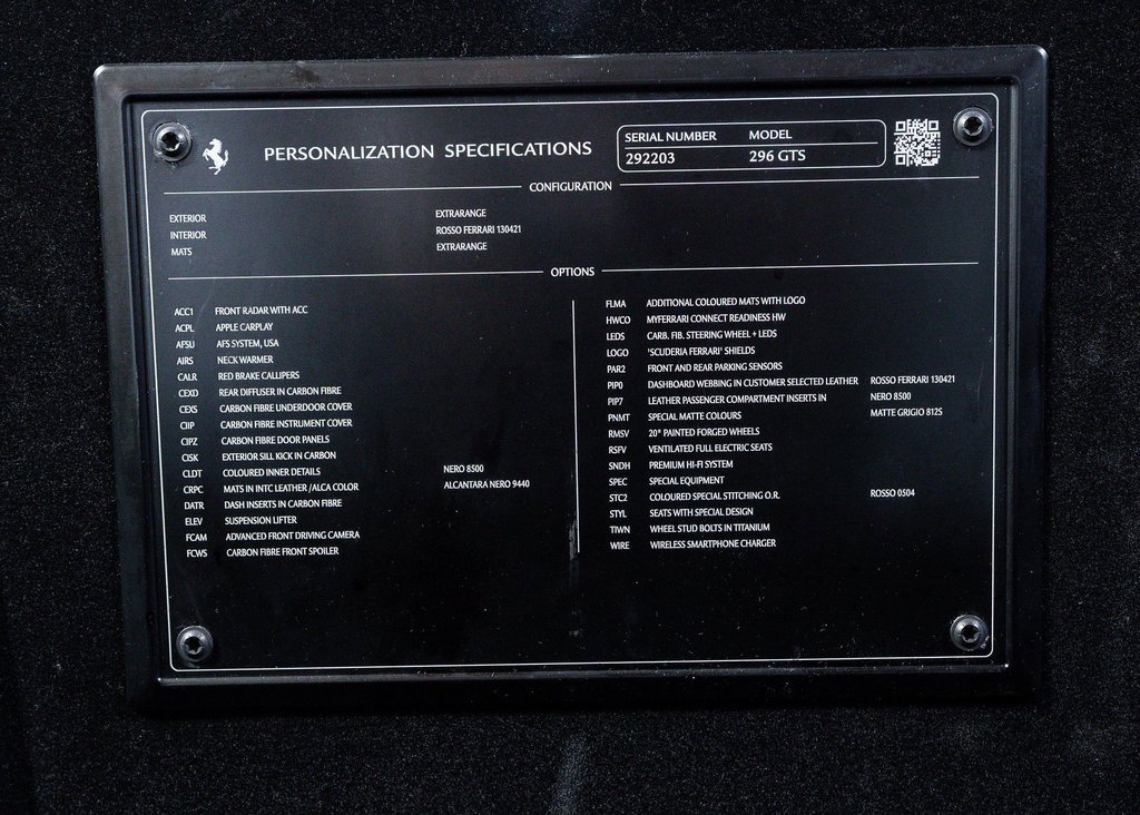 Certified 2023 Ferrari 296 GTS image 28