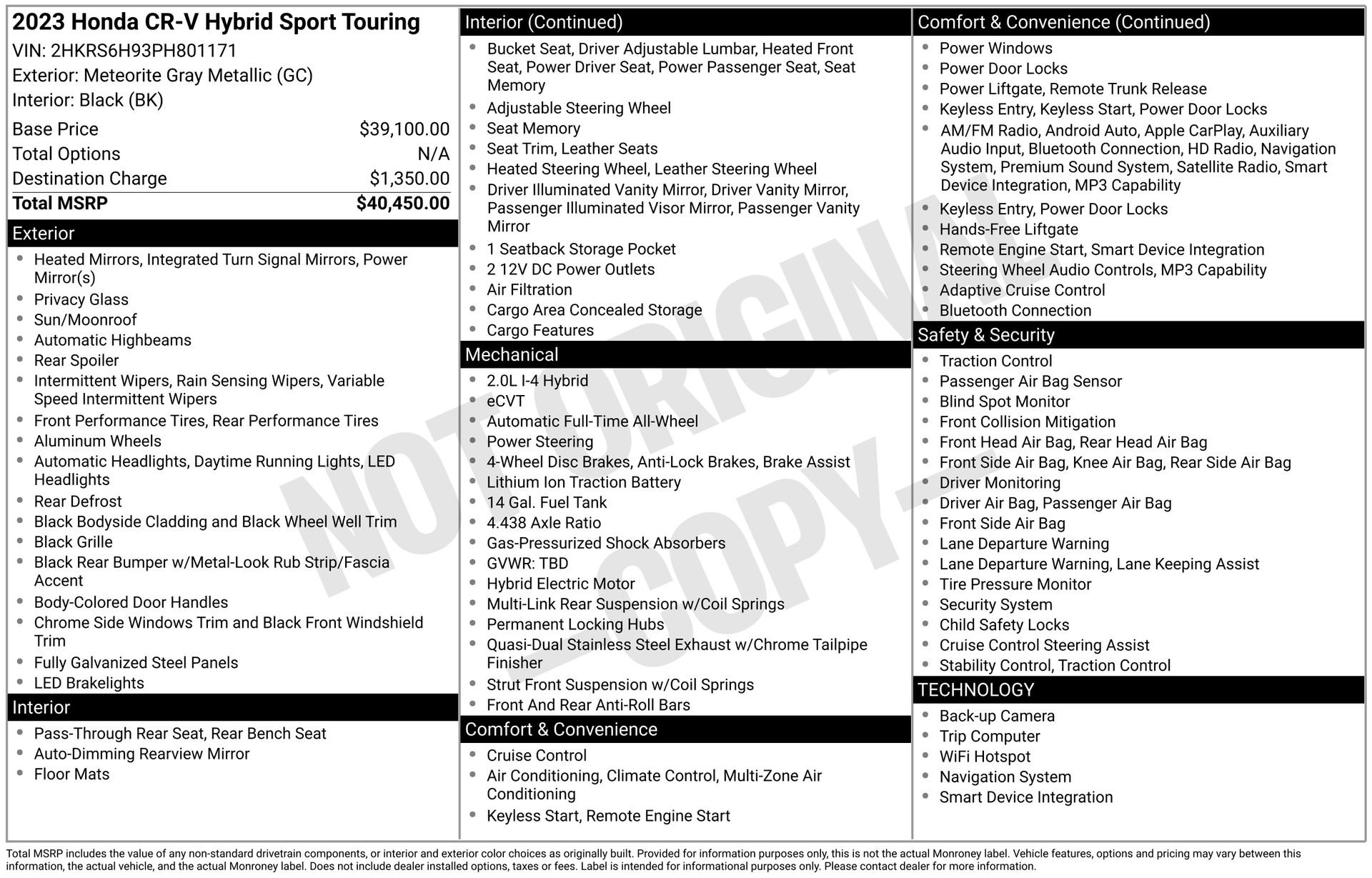 Used 2023 Honda CR-V Sport Touring image 17