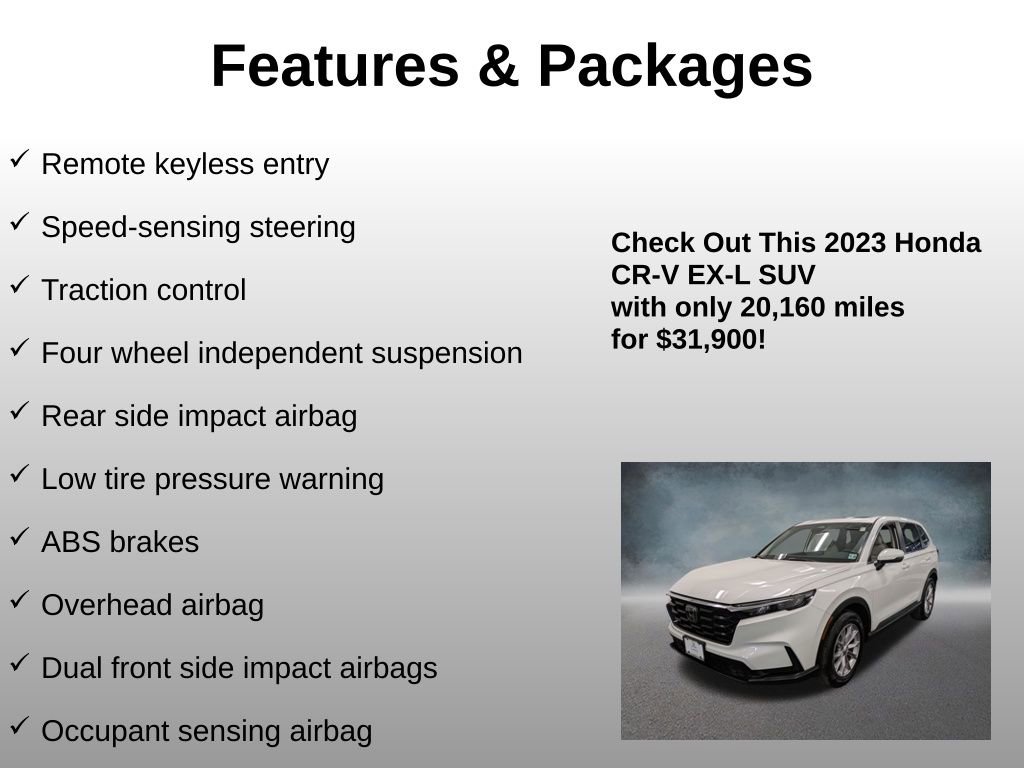 Certified 2023 Honda CR-V EX-L image 12
