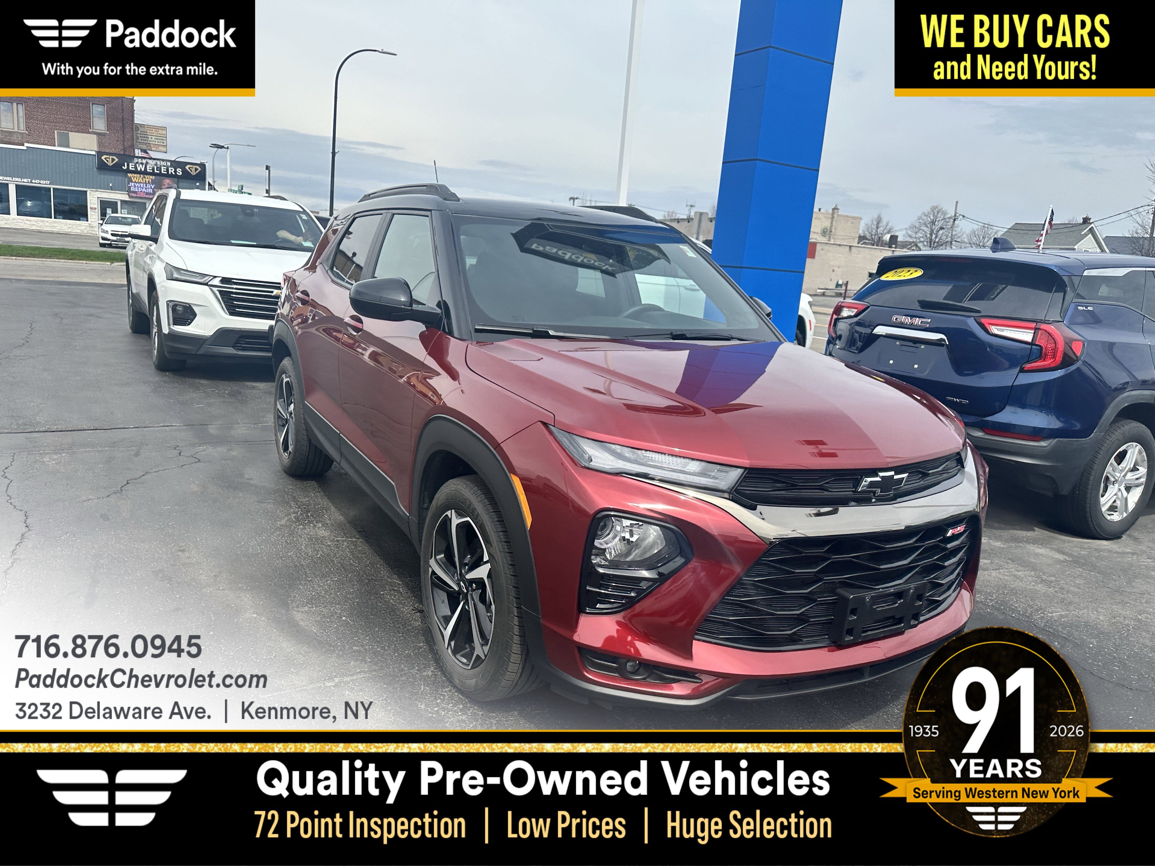 Used 2023 Chevrolet TrailBlazer RS w/ Technology Package image 1