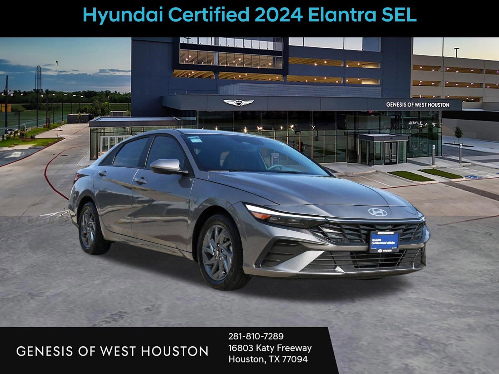 Certified 2024 Hyundai Elantra SEL FWD image 1
