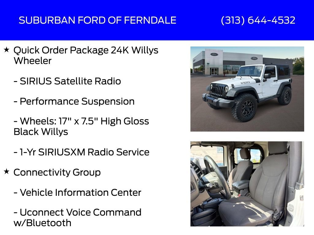 Used 2015 Jeep Wrangler Sport AWD/4WD image 13