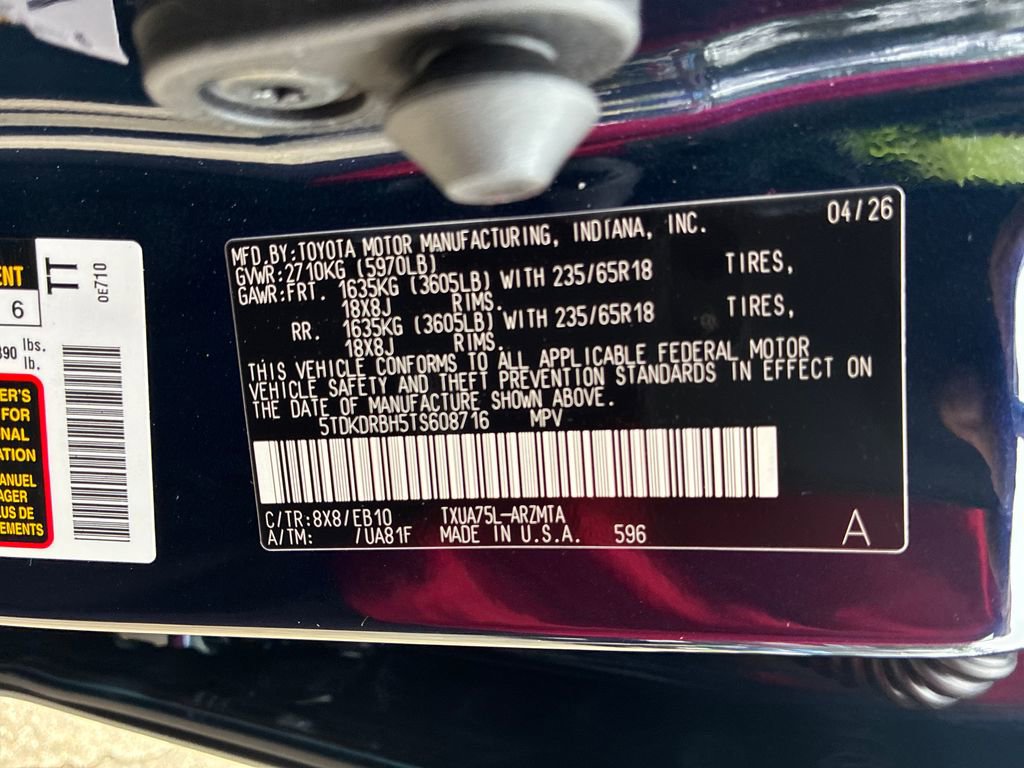 New 2026 Toyota Highlander XLE AWD/4WD image 37