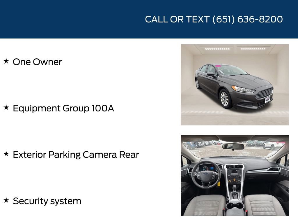 Used 2016 Ford Fusion S image 5