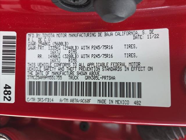 Used 2023 Toyota Tacoma SR AWD/4WD image 19