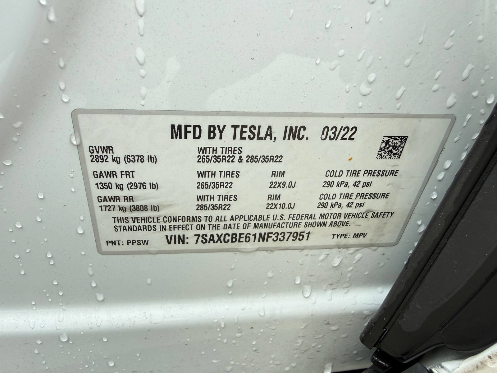Used 2022 Tesla Model X Plaid AWD/4WD image 11
