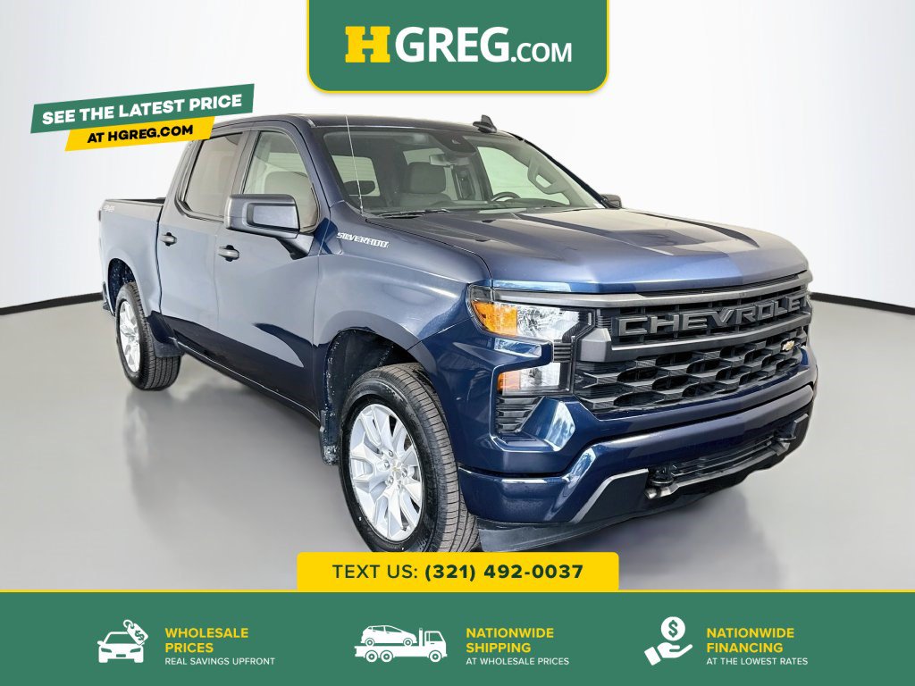 Used 2022 Chevrolet Silverado 1500 Custom AWD/4WD image 1