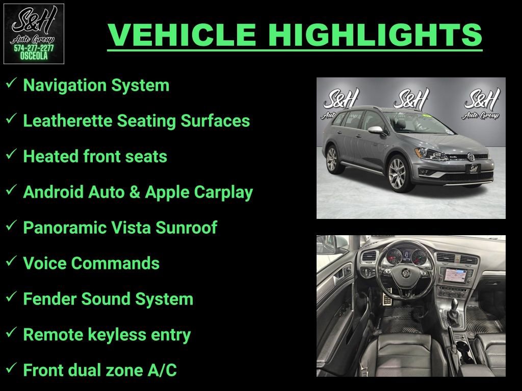 Used 2017 Volkswagen Golf Alltrack SEL AWD/4WD image 3
