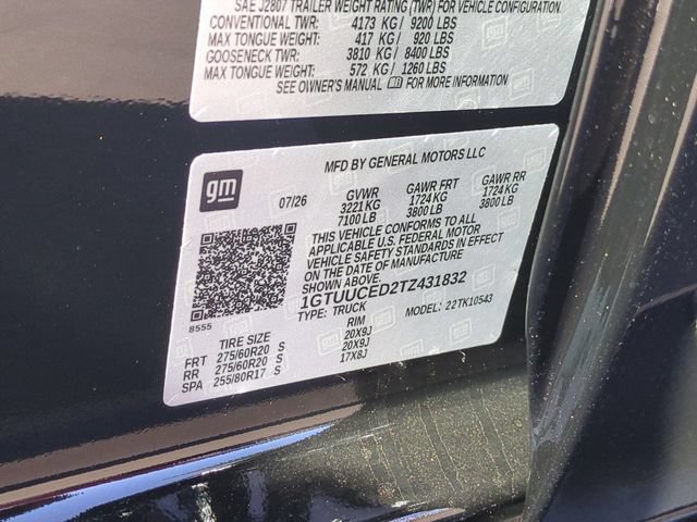 New 2026 GMC Sierra 1500 Elevation w/ LPO, Elevation Black Package AWD/4WD image 35
