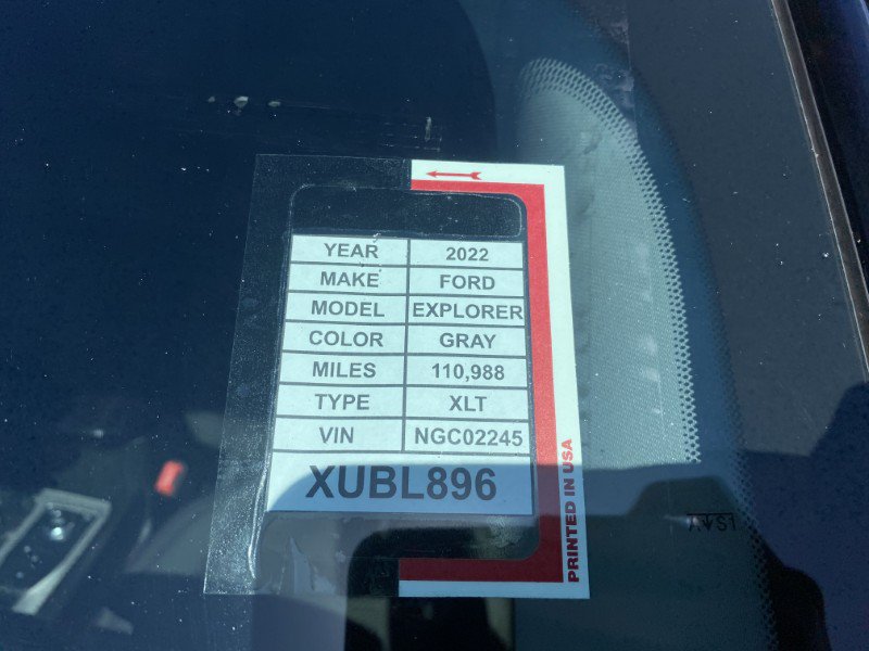 Used 2022 Ford Explorer XLT AWD/4WD image 40