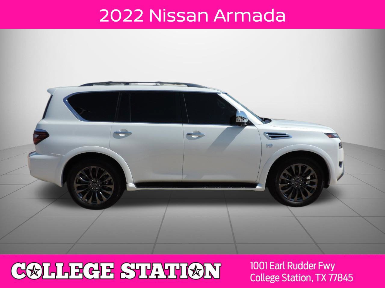 Used 2022 Nissan Armada Platinum w/ Captain's Chairs Package RWD image 2