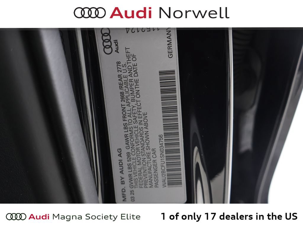 Used 2025 Audi A5 2.0T Premium Plus w/ Premium Plus AWD/4WD image 3