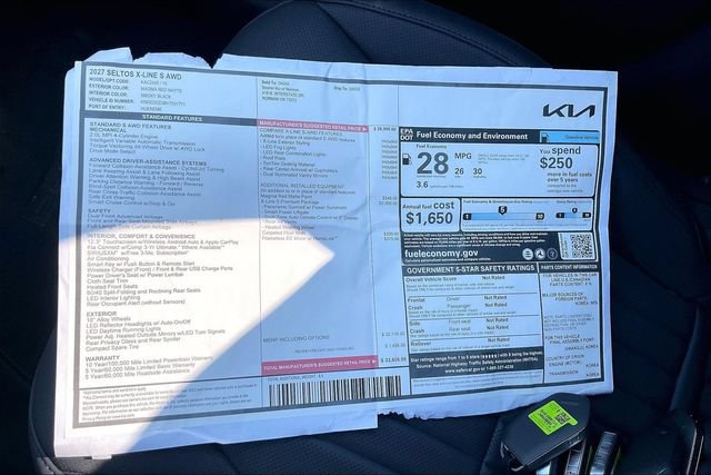 New 2027 Kia Seltos X-Line S AWD/4WD image 13