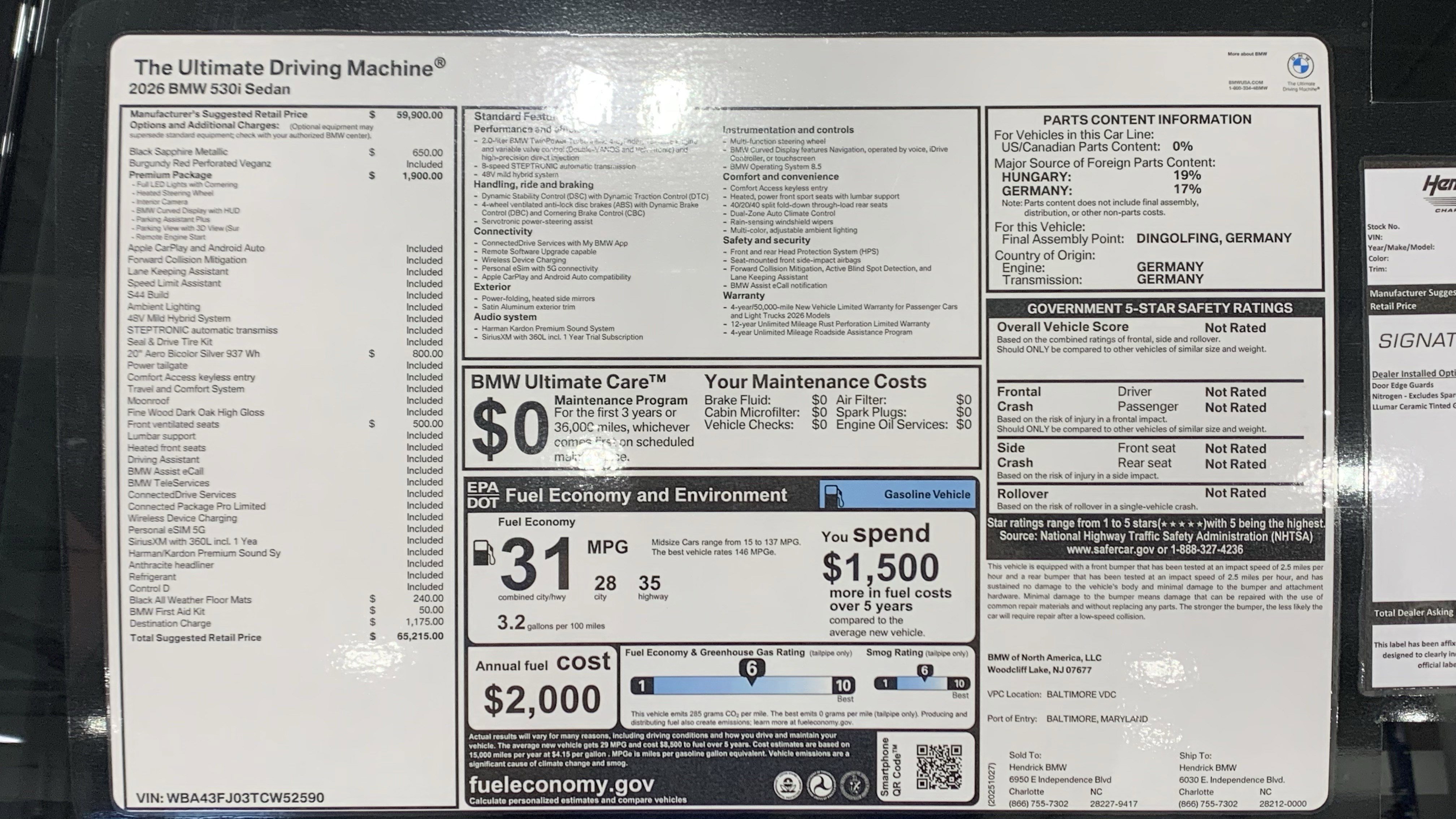 Used 2026 BMW 530i image 31