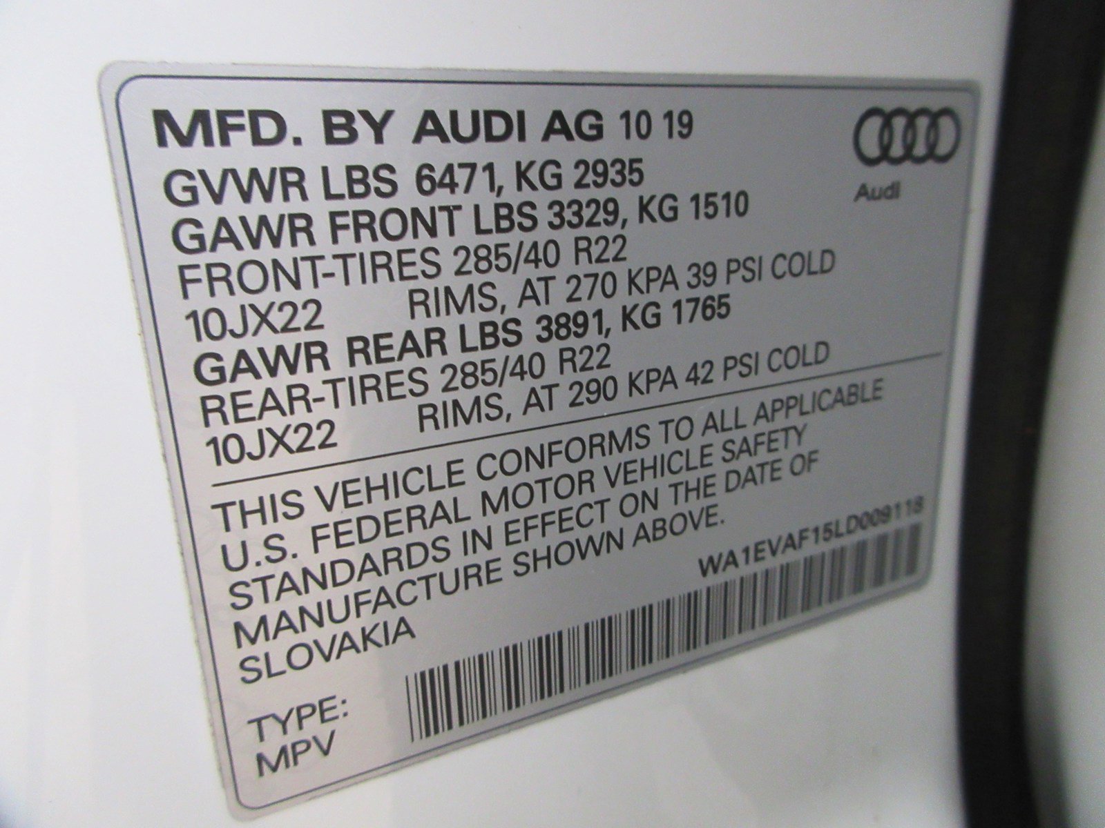 Used 2020 Audi Q8 Premium Plus image 56