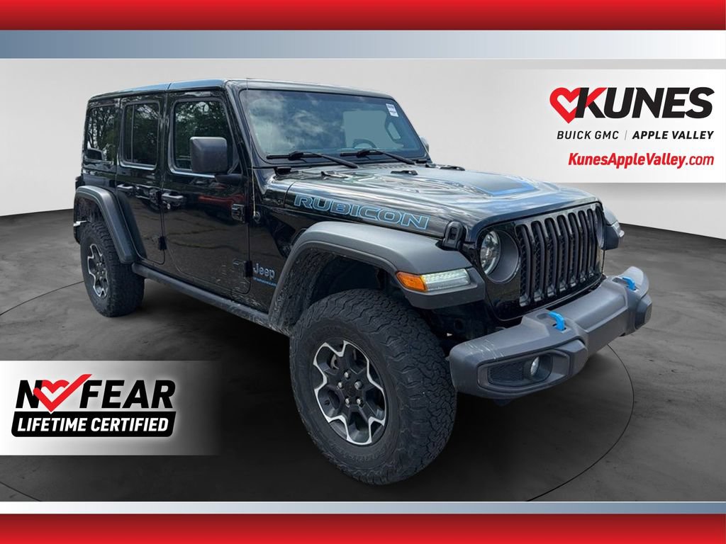 Used 2023 Jeep Wrangler Unlimited Rubicon 4xe w/ Cold Weather Group AWD/4WD image 1