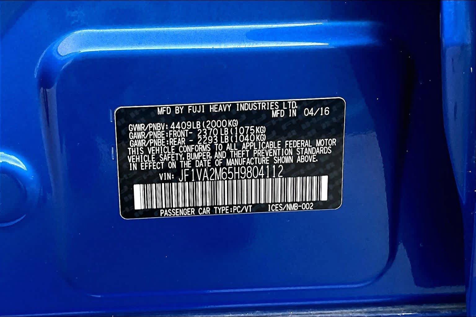 Used 2017 Subaru WRX STI AWD/4WD image 33