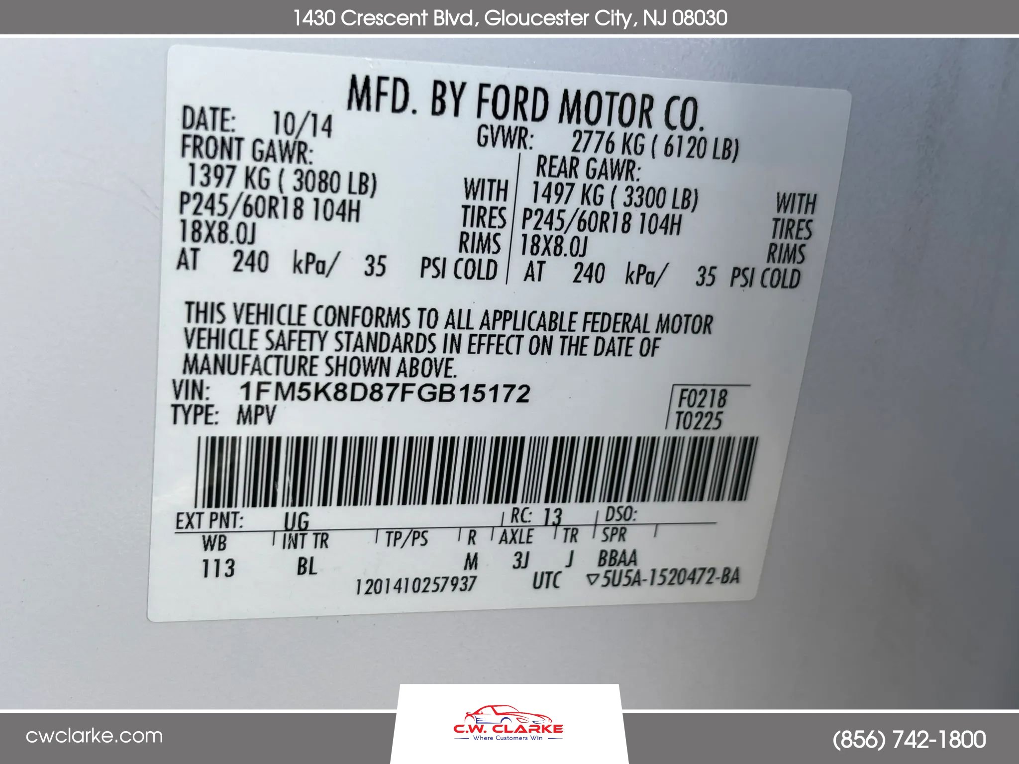 Used 2015 Ford Explorer XLT w/ Equipment Group 202A image 32