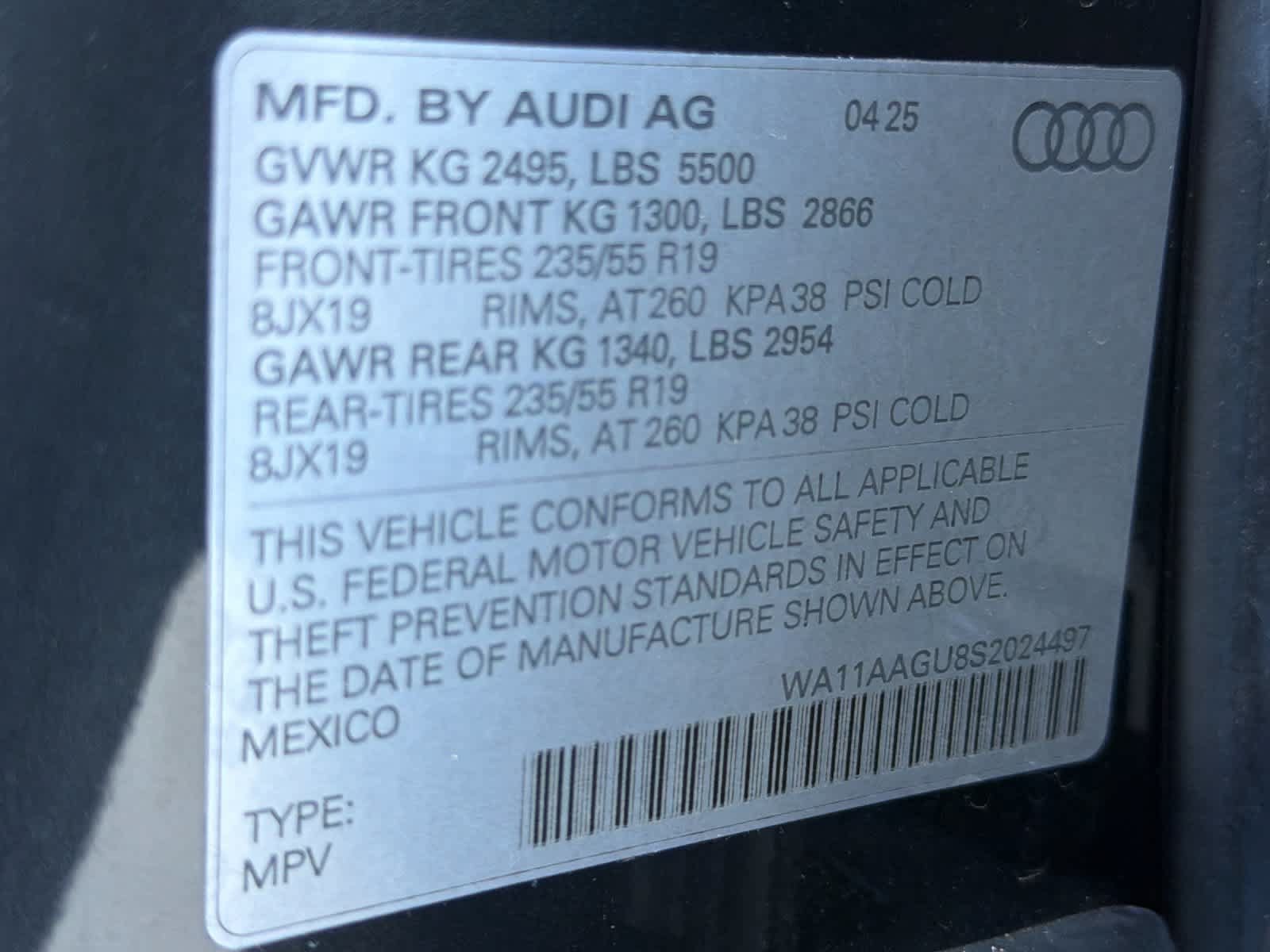 Used 2025 Audi Q5 Premium w/ Convenience Package AWD/4WD image 30