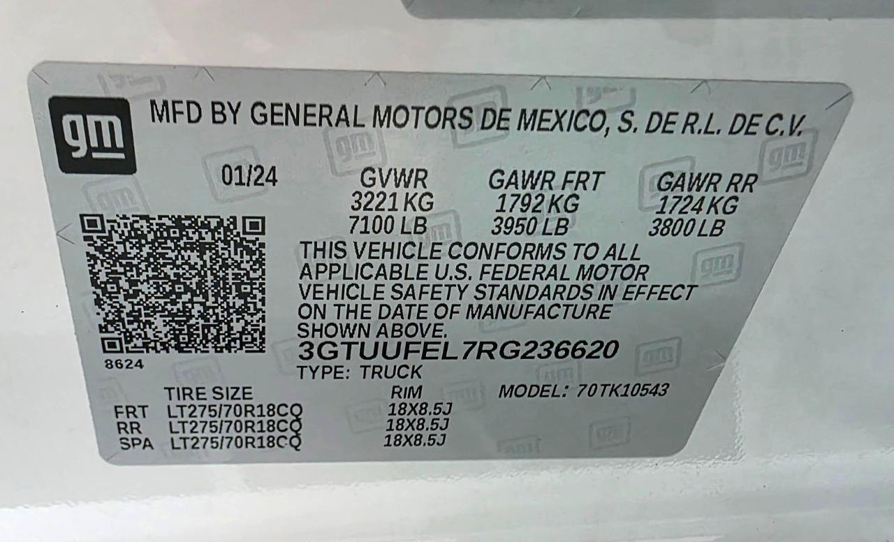 Used 2024 GMC Sierra 1500 AT4X AWD/4WD image 46
