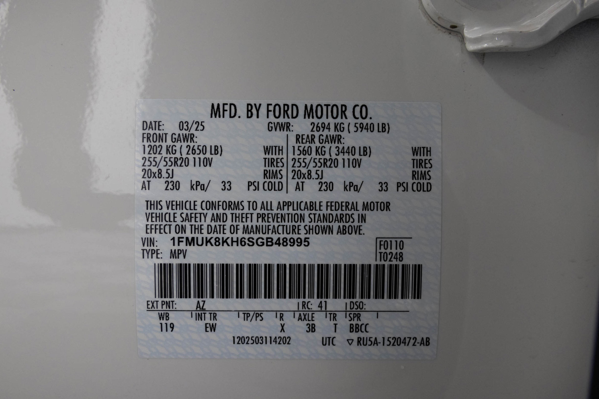 Used 2025 Ford Explorer ST-Line AWD/4WD image 50