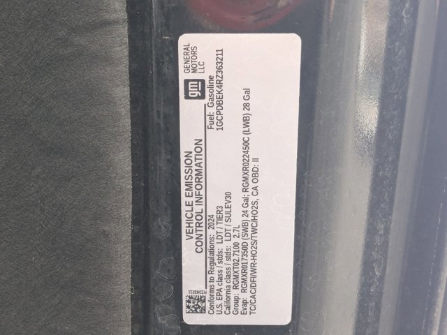 Certified 2024 Chevrolet Silverado 1500 Custom w/ Turbomax Blackout Package image 25