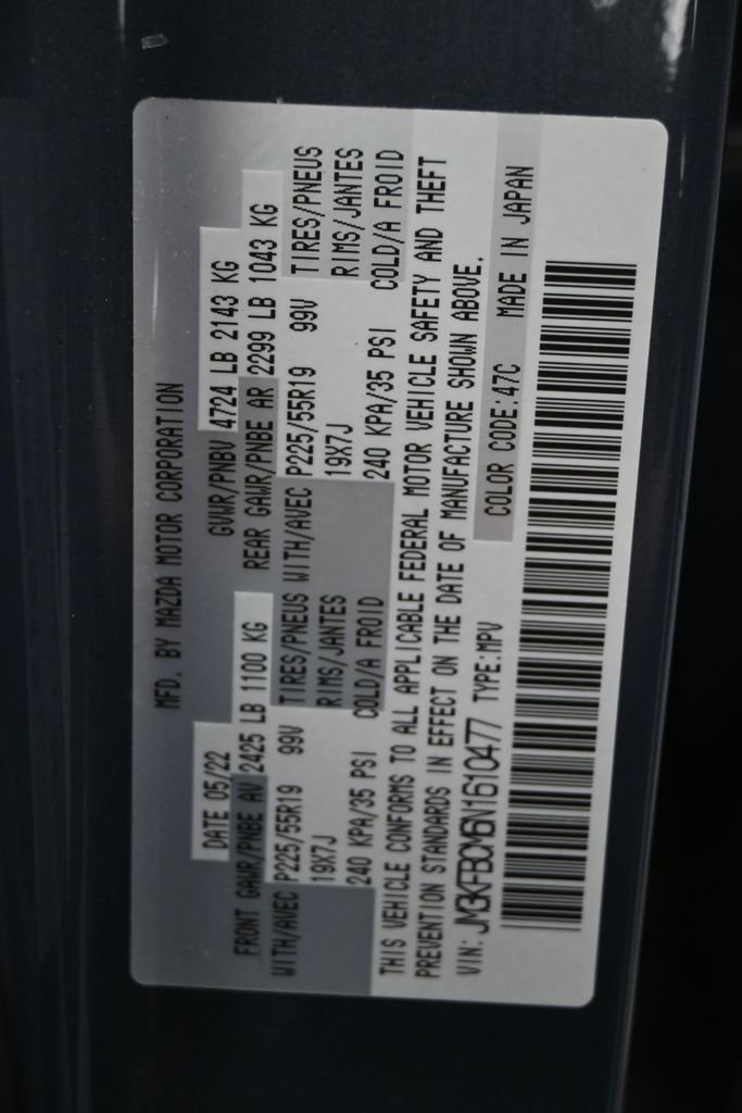 Used 2022 MAZDA CX-5 Carbon Edition image 9