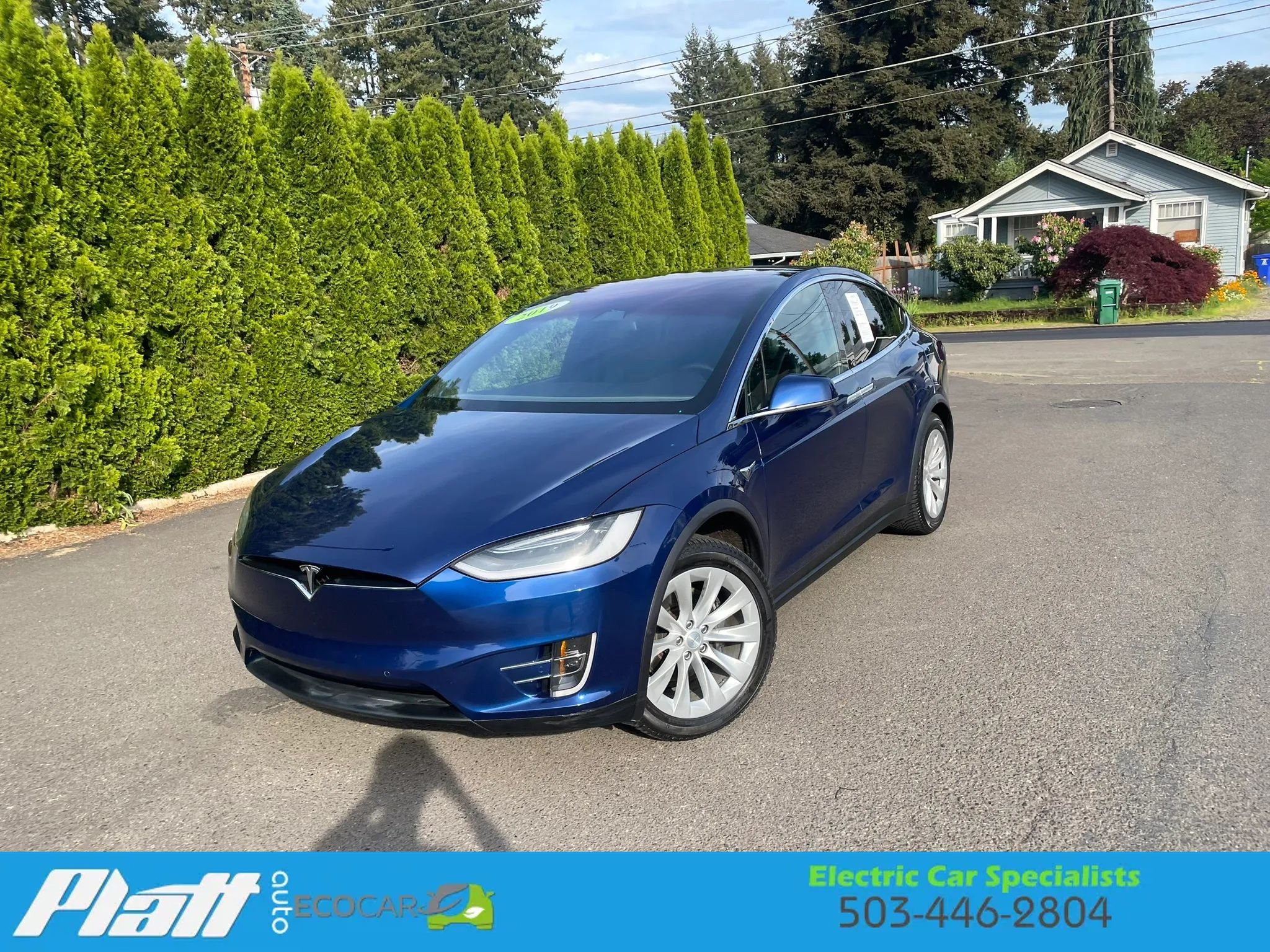 Used 2019 Tesla Model X 100D AWD/4WD image 2