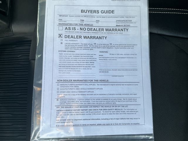 Used 2020 Ford Edge ST w/ Equipment Group 401A image 55