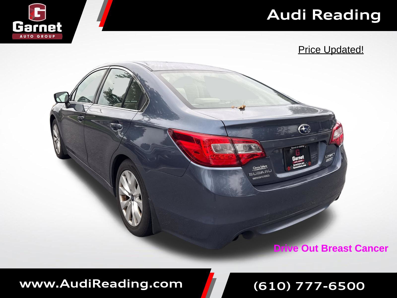 Used 2017 Subaru Legacy 2.5i w/ Alloy Wheel Package AWD/4WD image 3