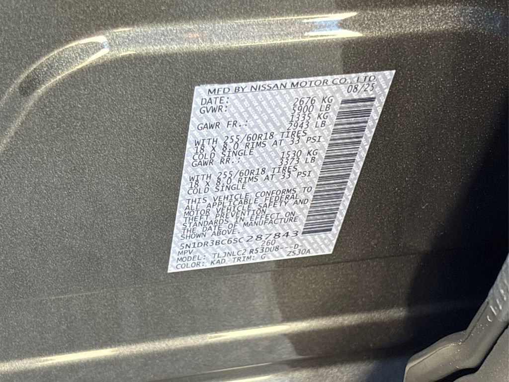 New 2025 Nissan Pathfinder SV image 17