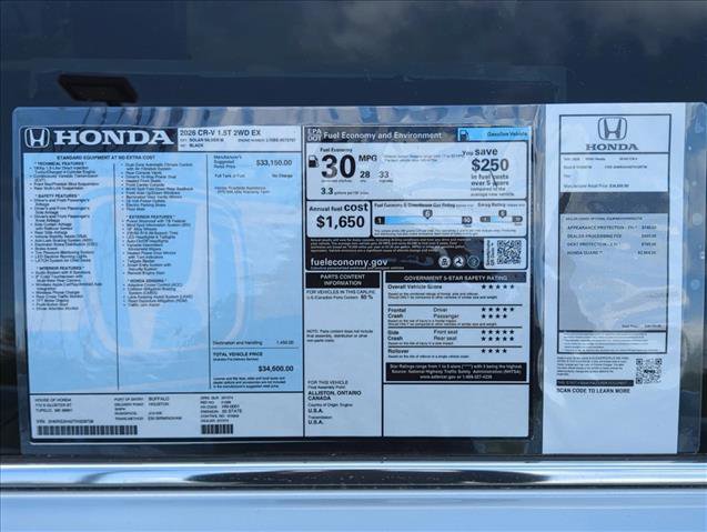 New 2026 Honda CR-V EX image 25