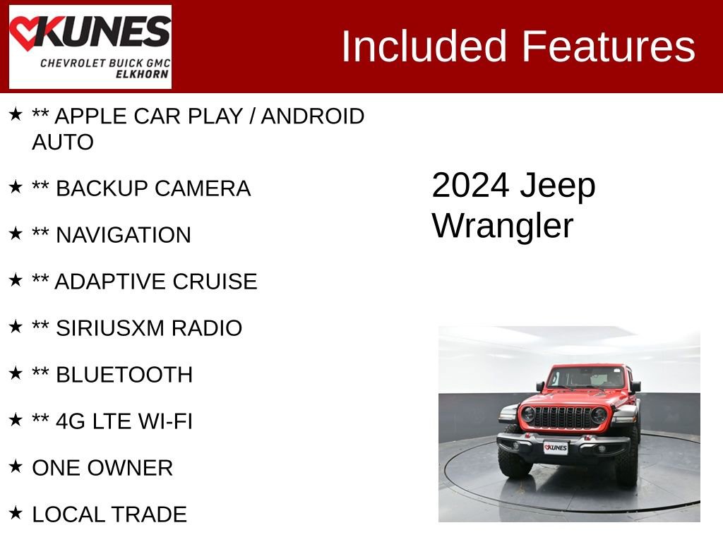 Used 2024 Jeep Wrangler Unlimited Rubicon image 2