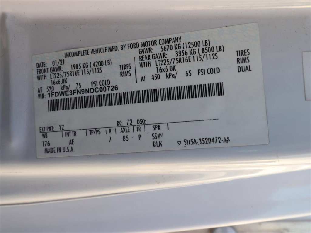 Used 2022 Ford E-350 and Econoline 350 Super Duty w/ Power Windows & Locks Group image 11