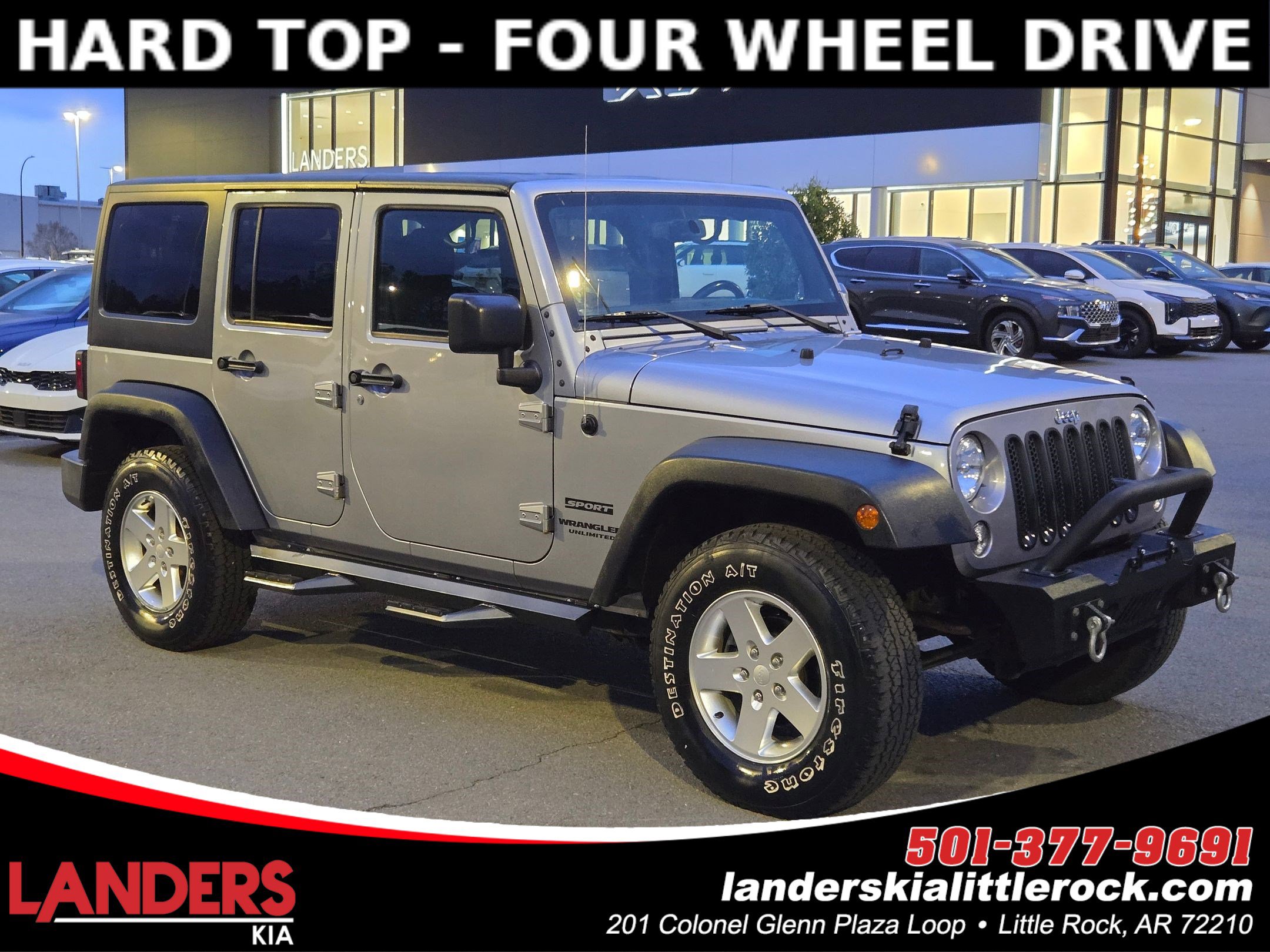 Used 2016 Jeep Wrangler Unlimited Sport w/ Quick Order Package 24S