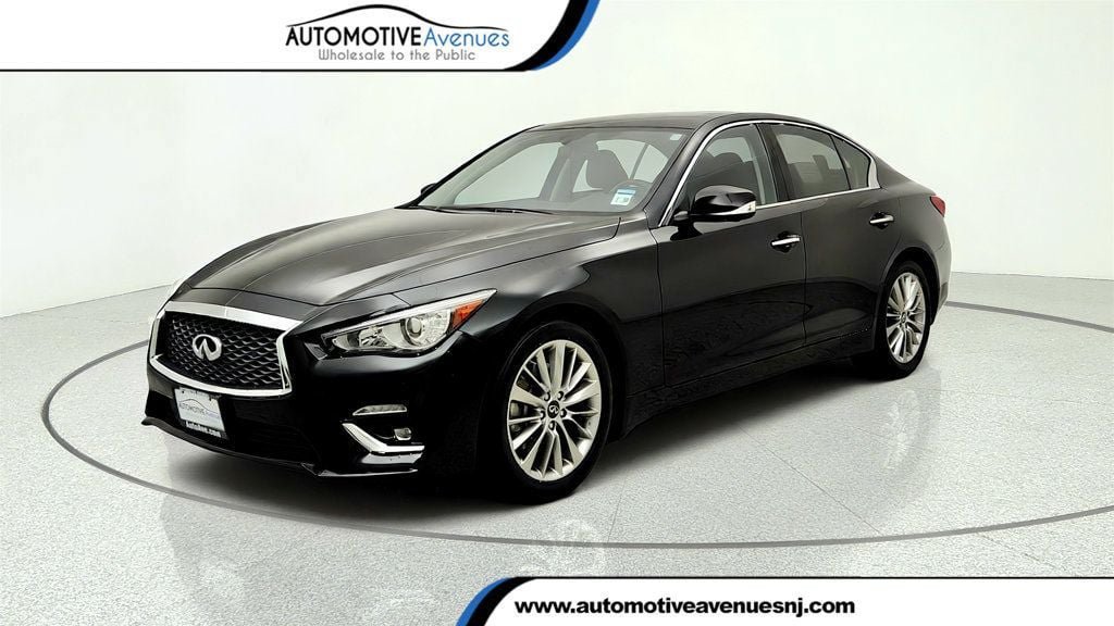 Used 2023 INFINITI Q50 Luxe w/ Cargo Package