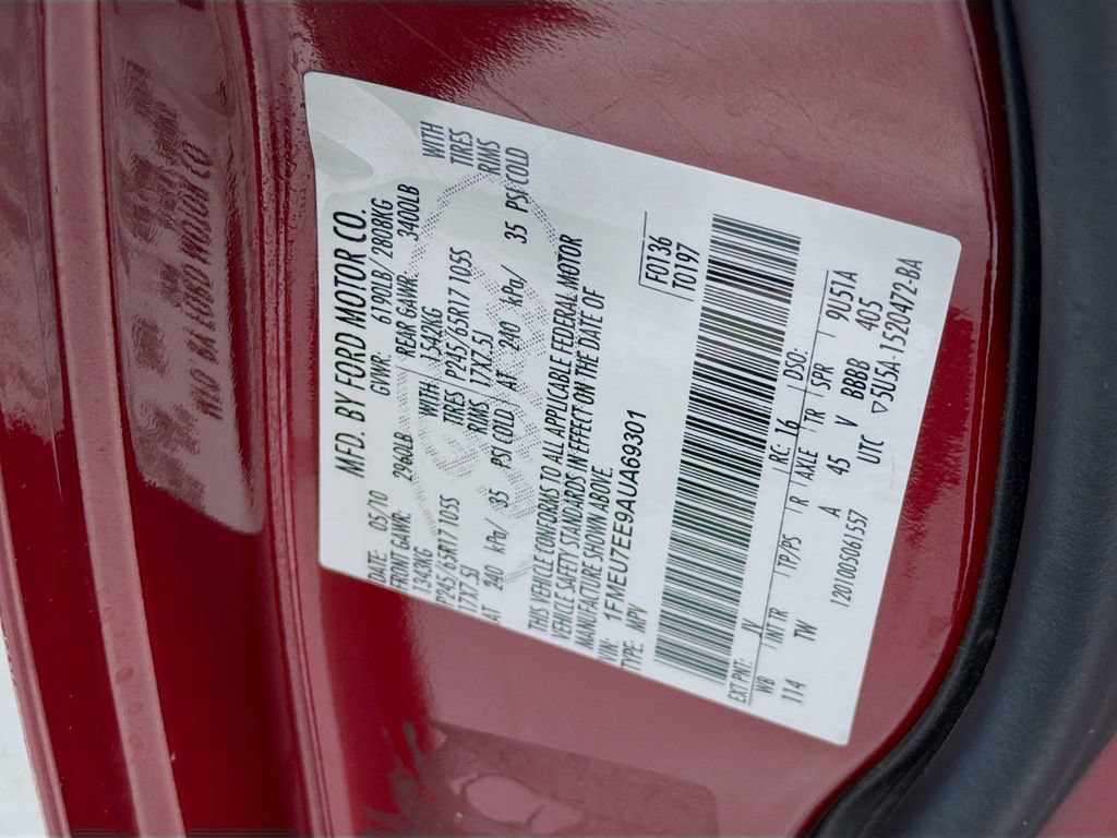 Used 2010 Ford Explorer Eddie Bauer AWD/4WD image 31