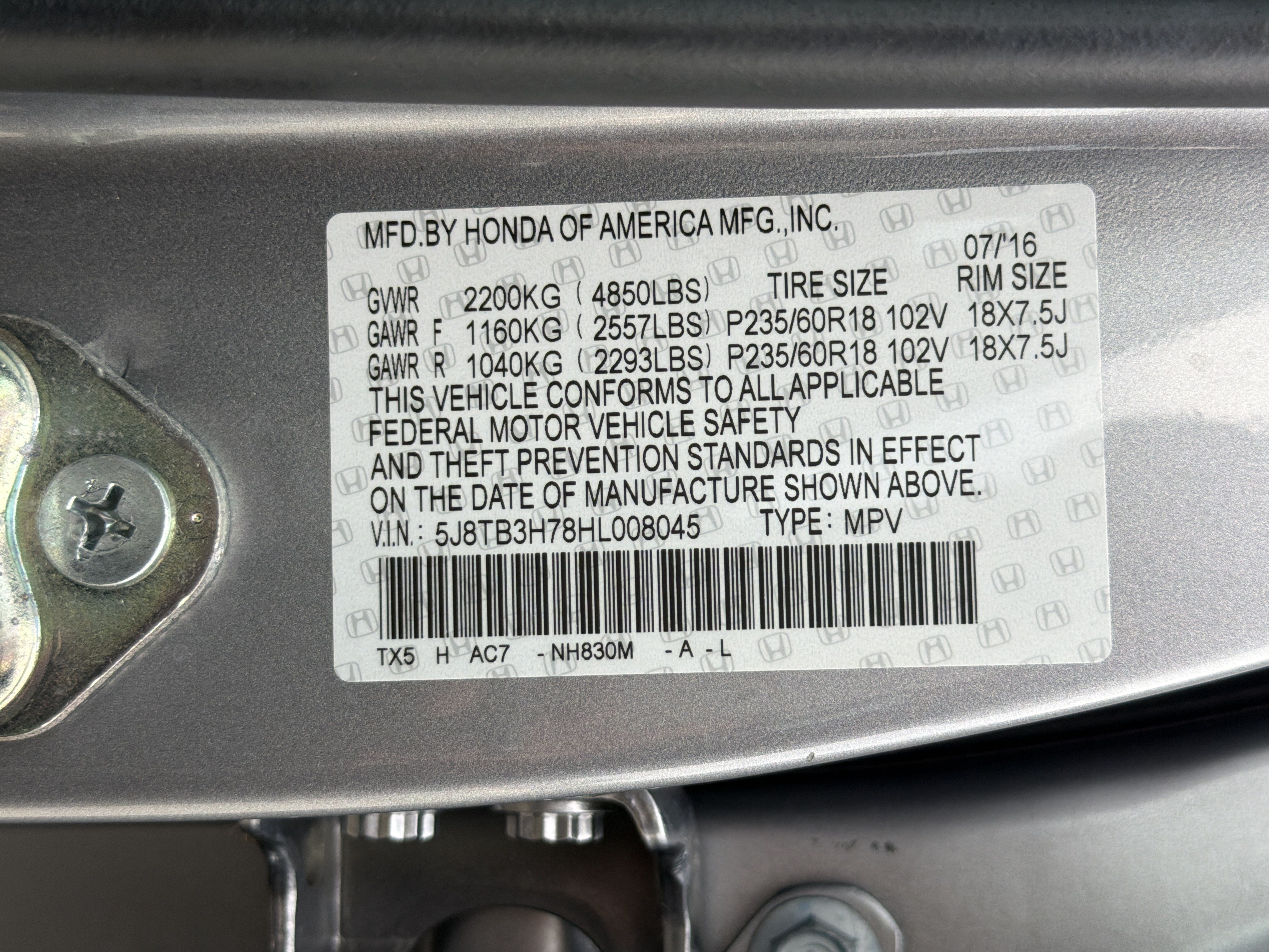 Certified 2017 Acura RDX w/ Advance Package FWD image 35