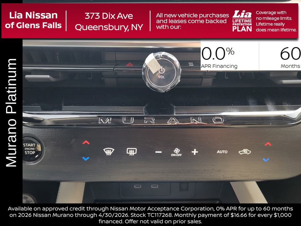 New 2026 Nissan Murano Platinum image 25