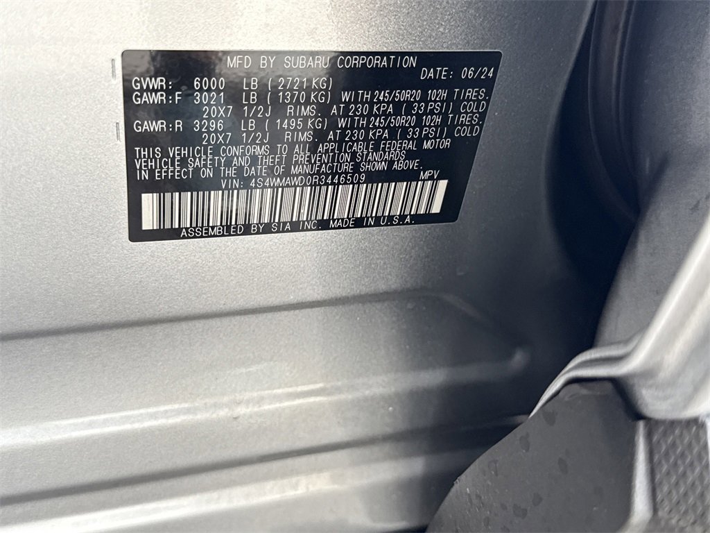 Certified 2024 Subaru Ascent Touring w/ Popular Package #2 image 41