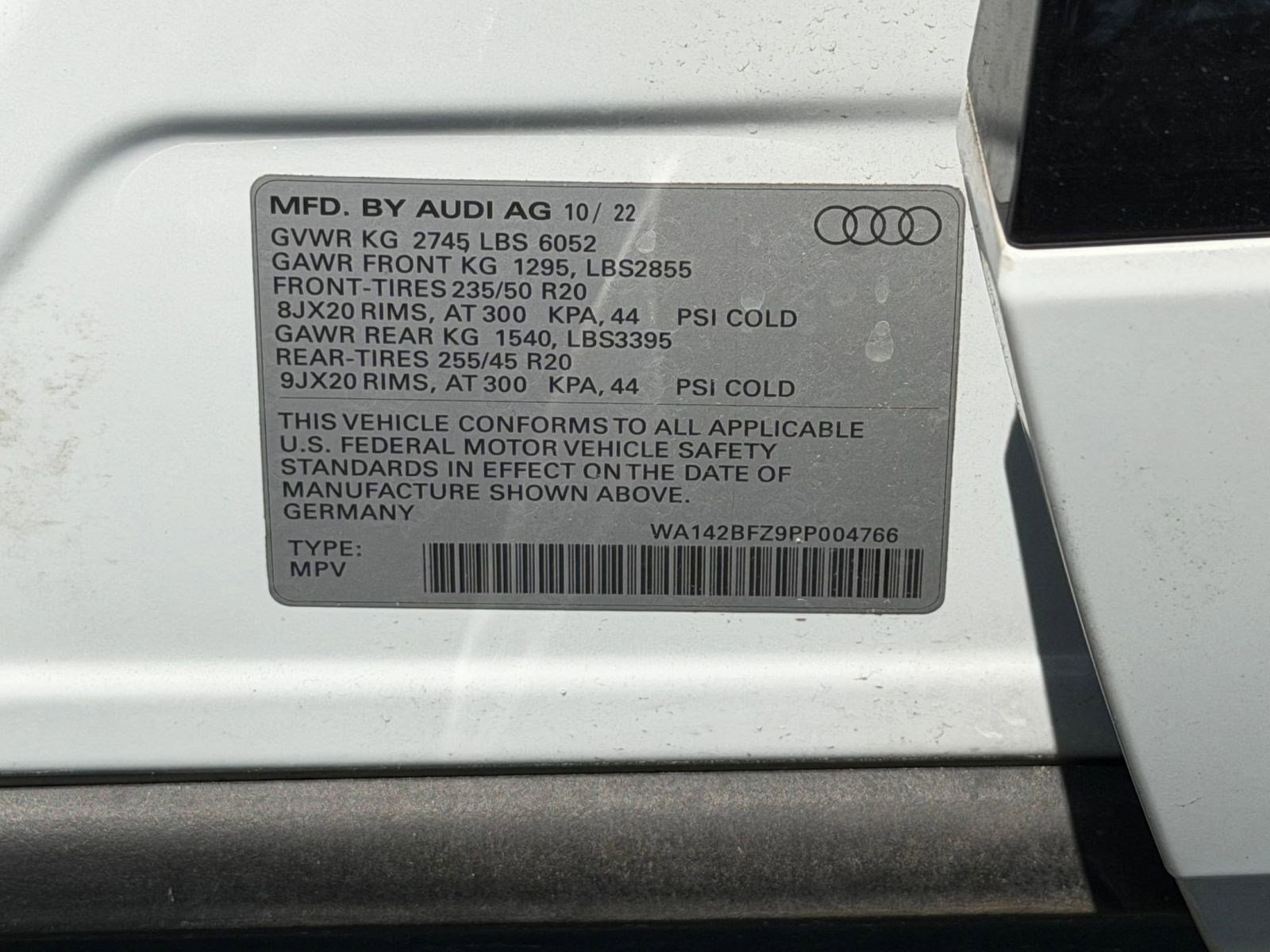 Used 2023 Audi Q4 e-tron Prestige w/ Black Optic Package image 21