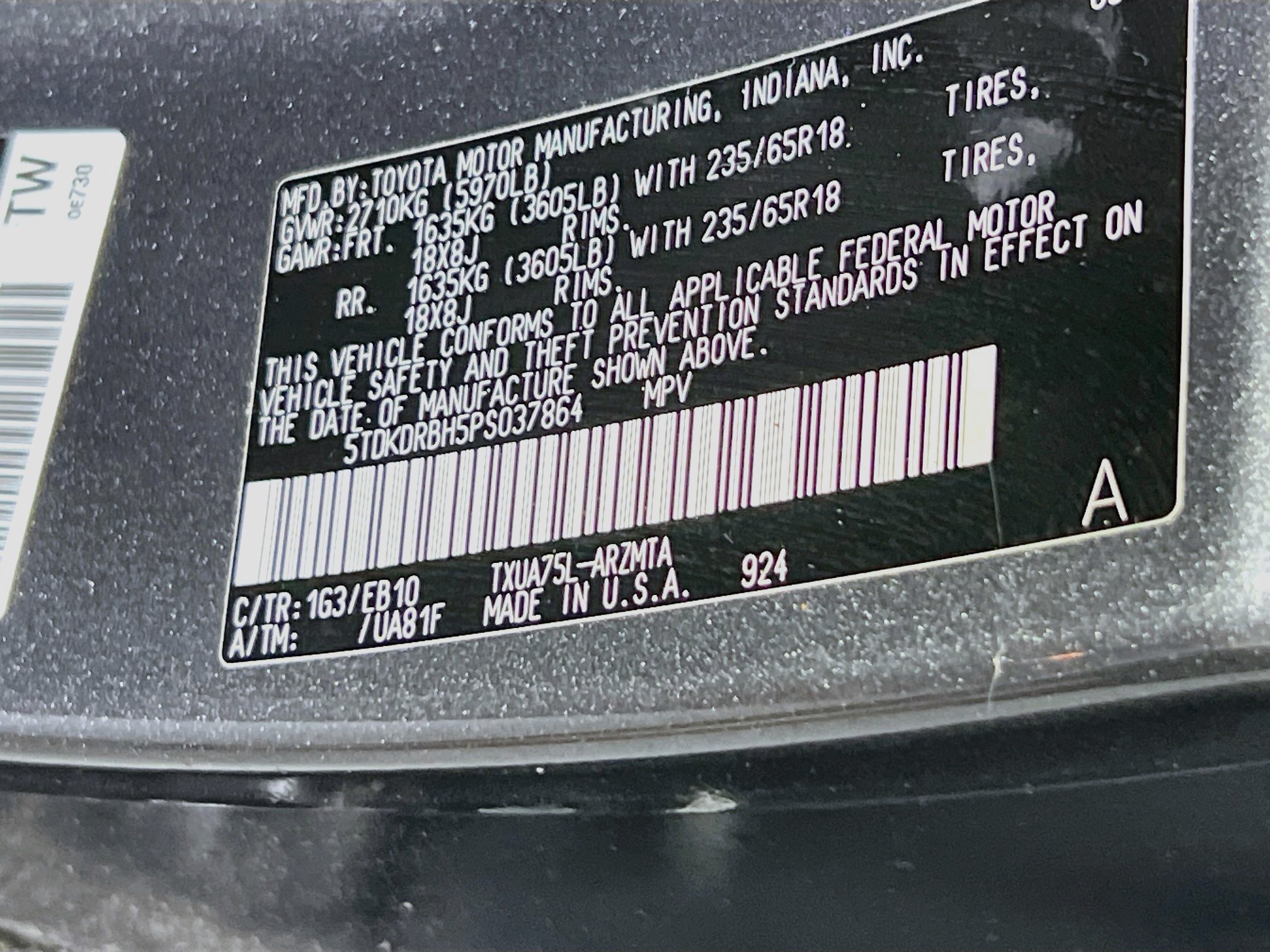 Used 2023 Toyota Highlander XLE AWD/4WD image 33